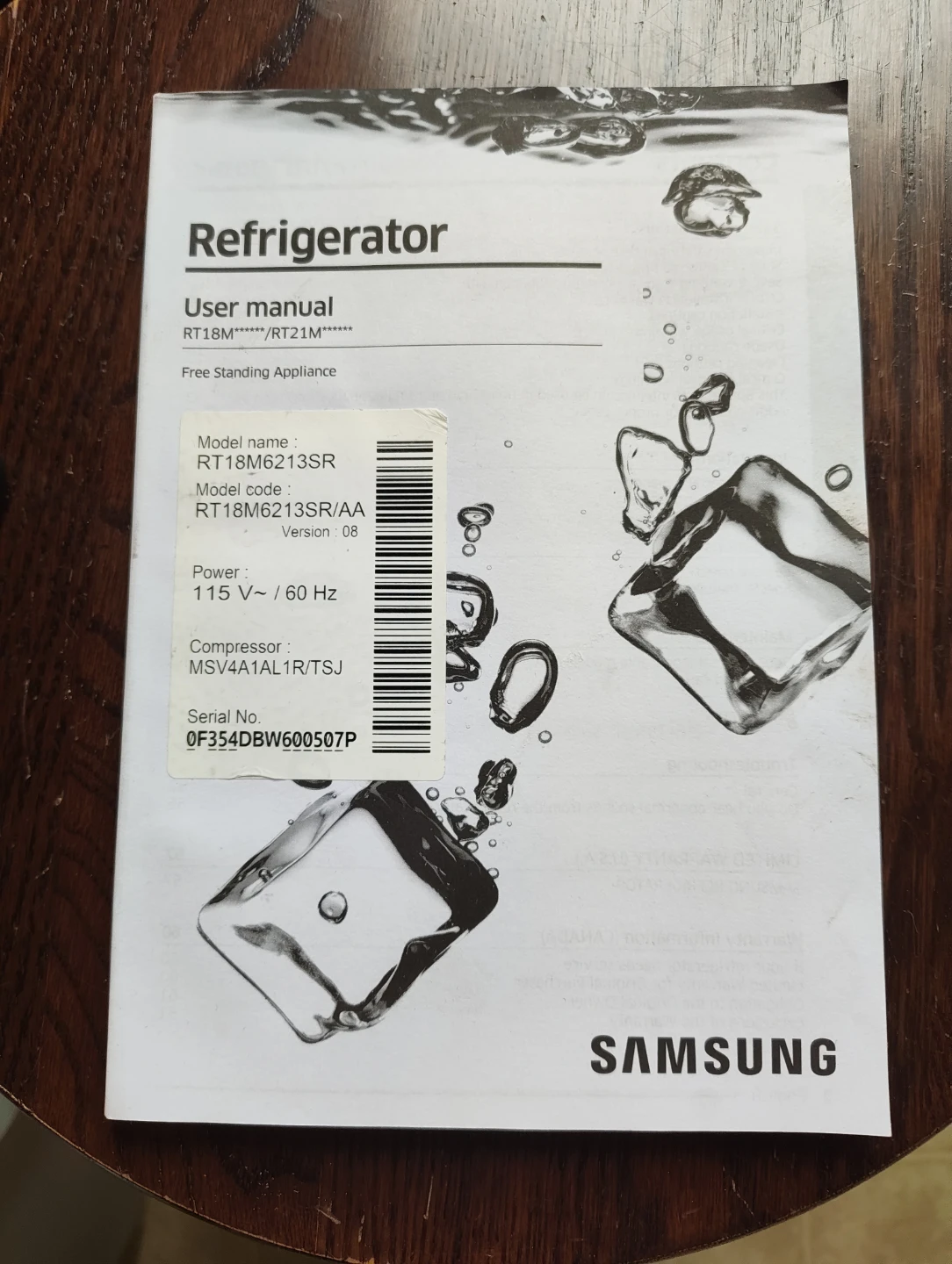 Samsung RT18M6213SR Stainless Steel Refrigerator - photo 3