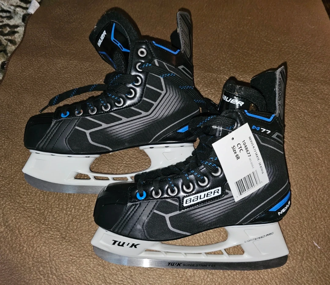 Brand New Bauer Nexus N77 Senior Hockey Skates - Size 6R