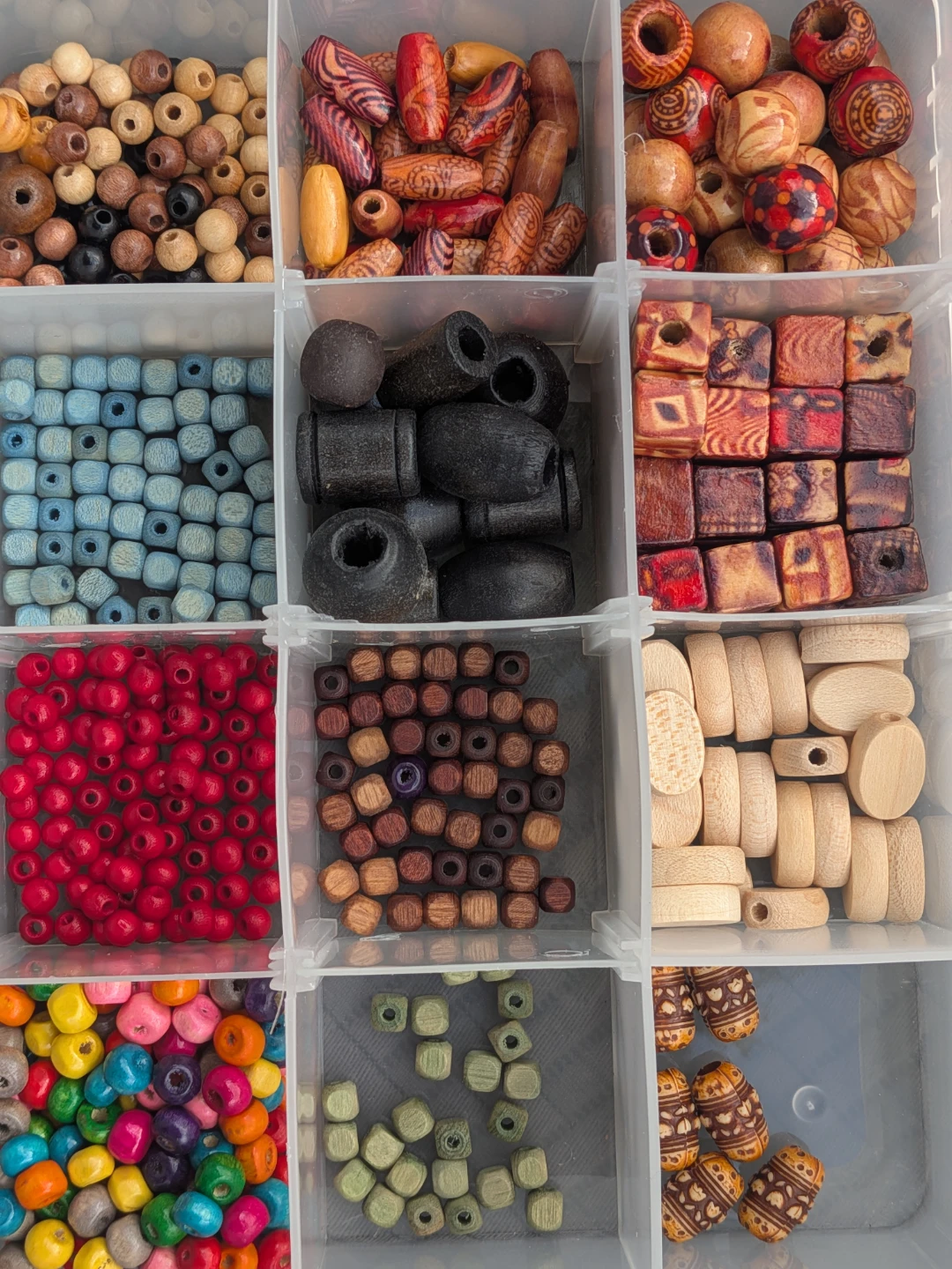 Assorted Wooden Craft Beads and Jewellery Supplies - photo 4