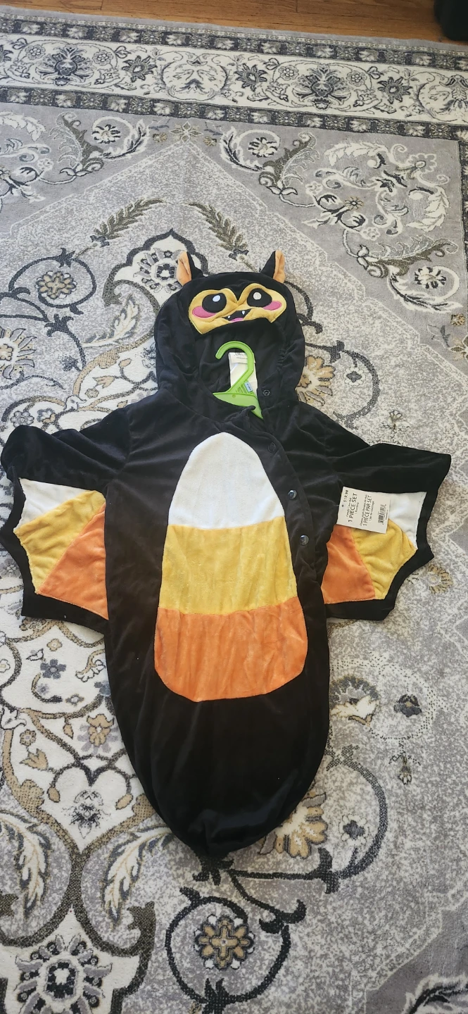 Baby Candy Corn Bat Costume (0-6) Months