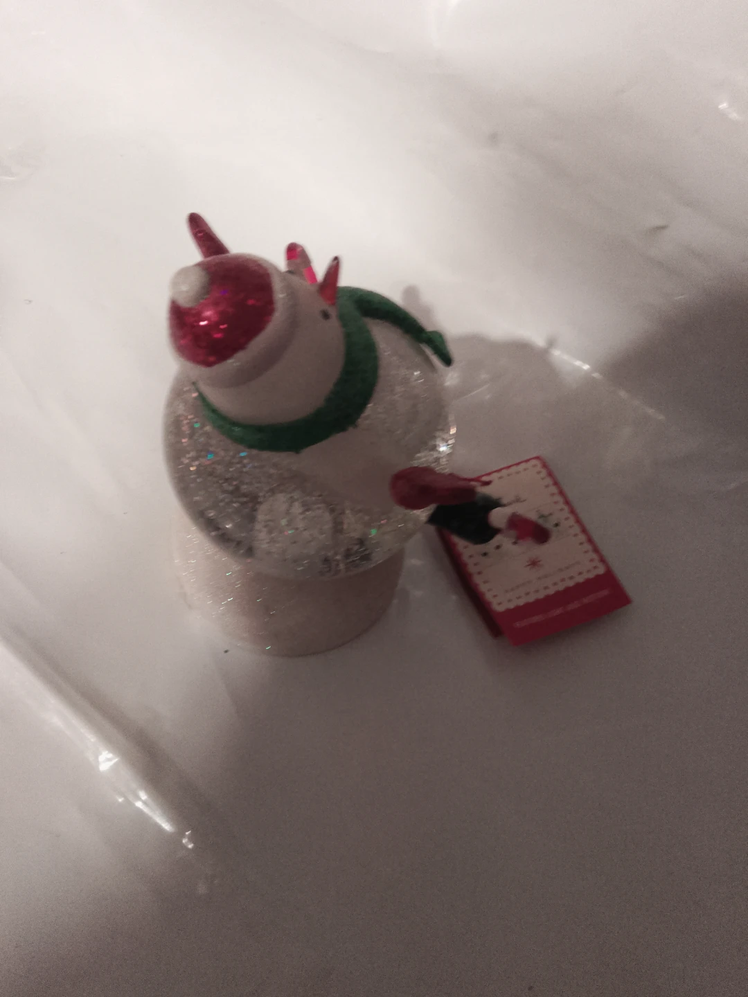 Hallmark Ice Skating Snowman Snow Globe - photo 5