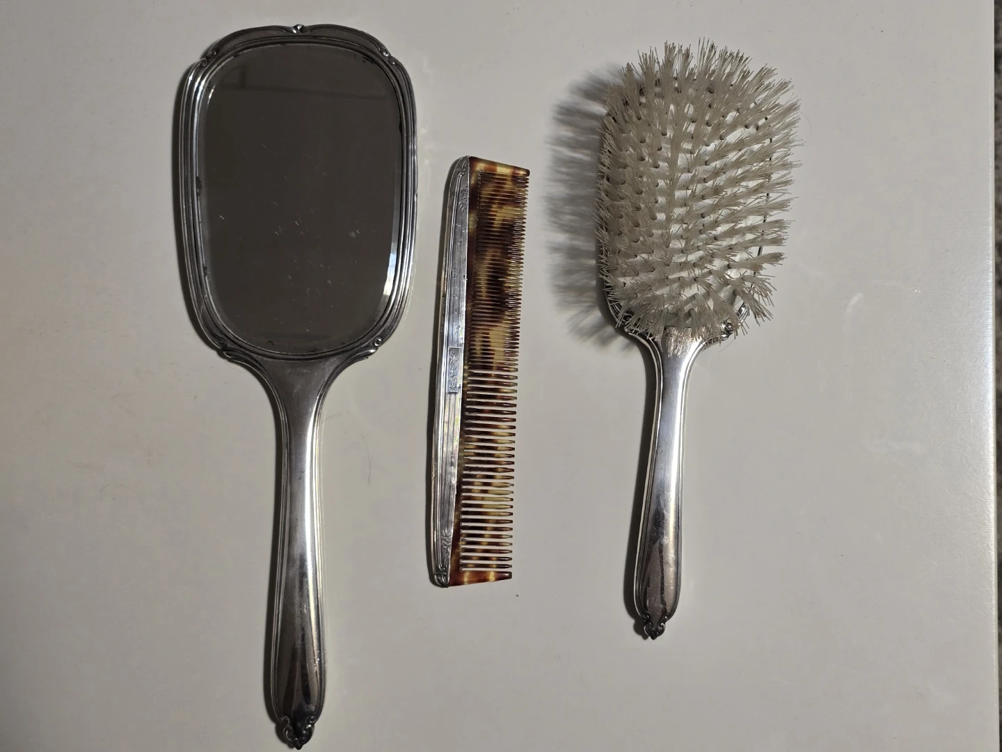 Vintage Sterling Silver Vanity Set