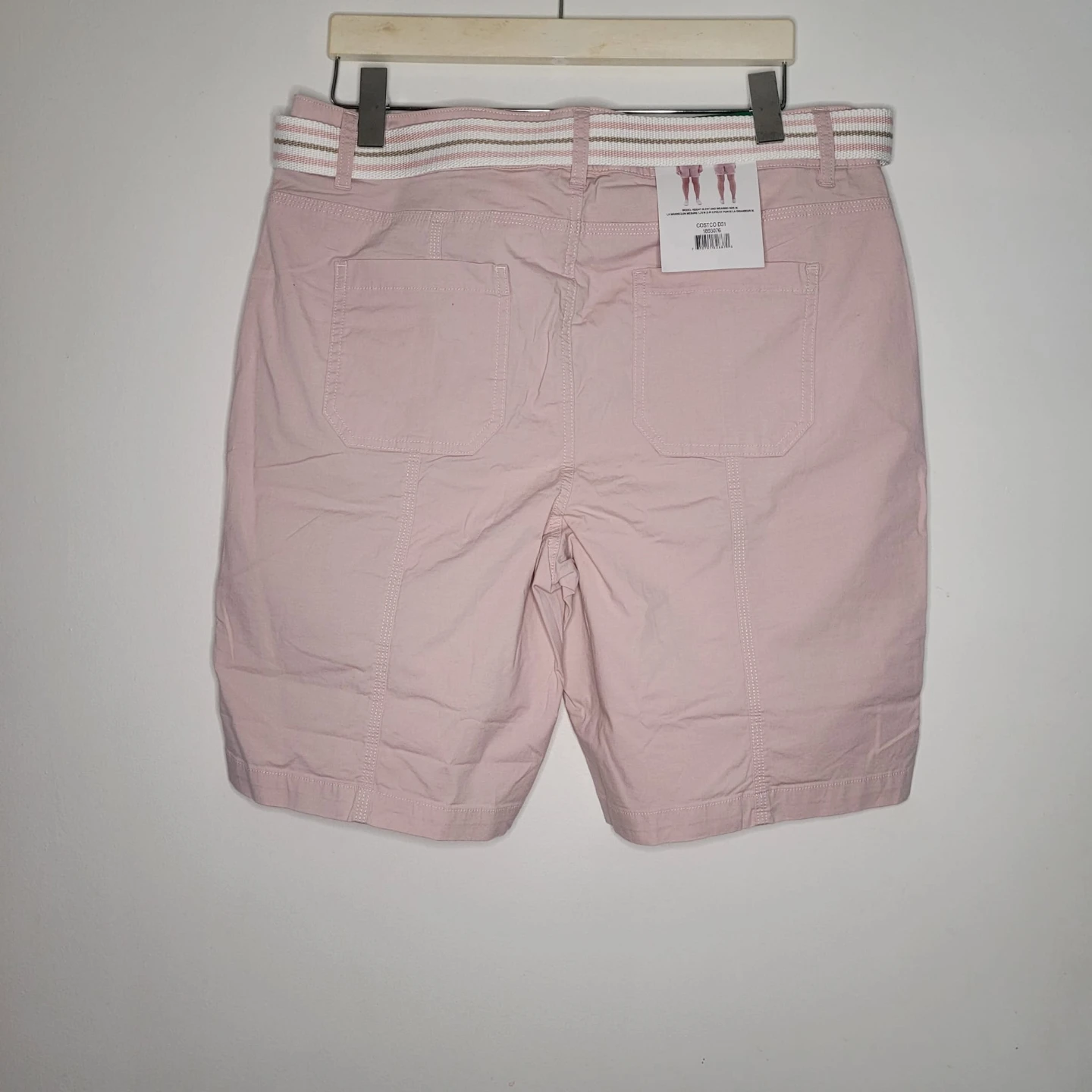 Simon Chang Pink Shorts with Belt - photo 3