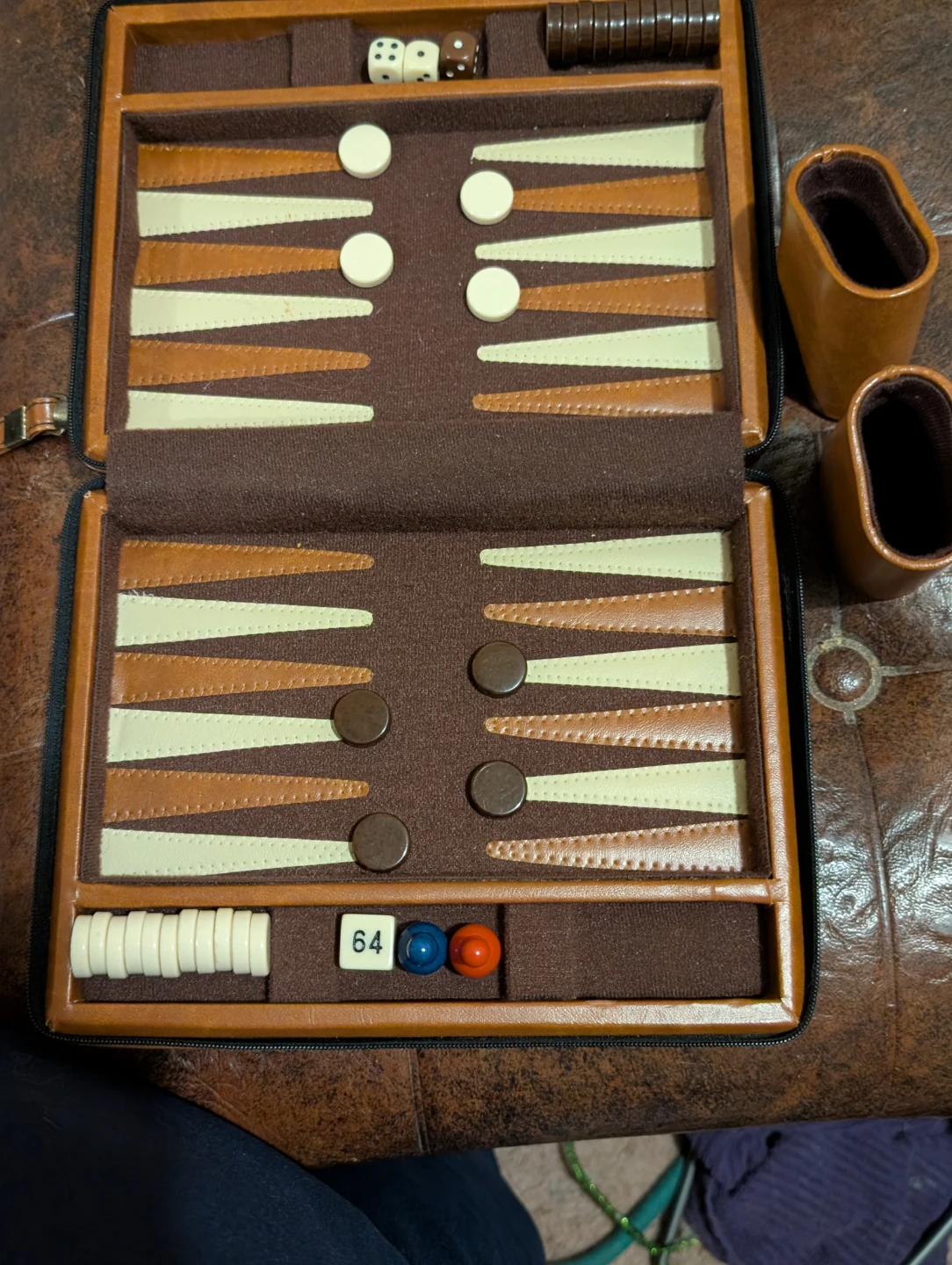Portable Backgammon Set
