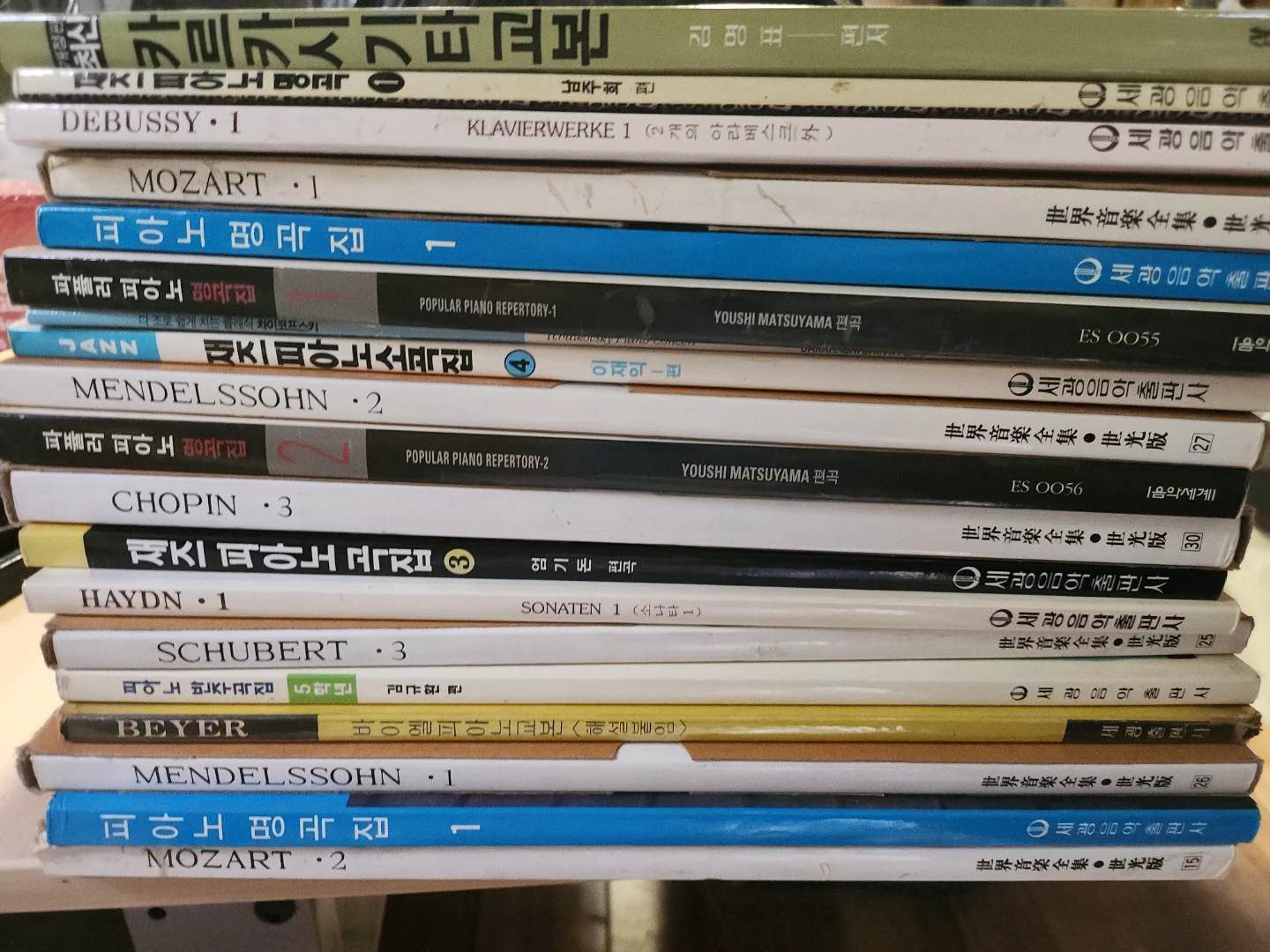 Collection of 19 Classical Piano Music Books