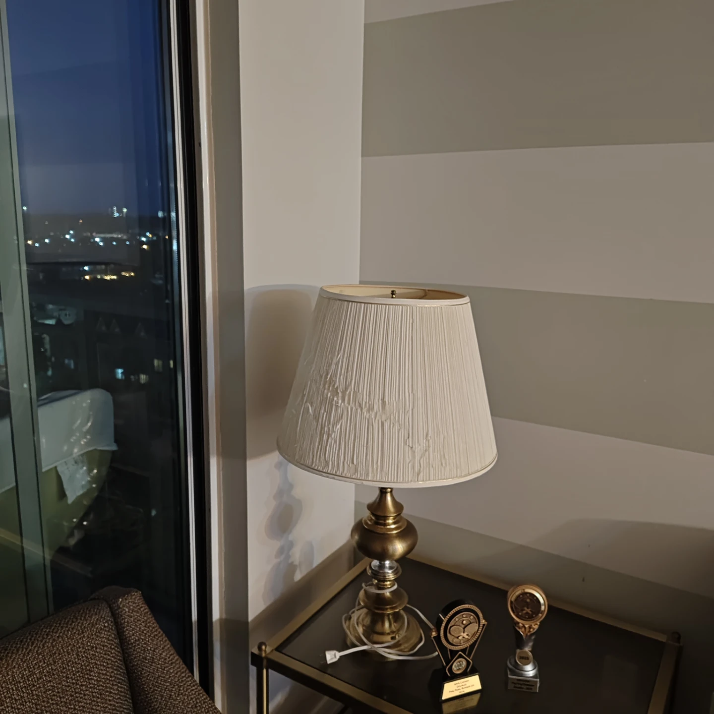 Vintage Brass Table Lamp - photo 3