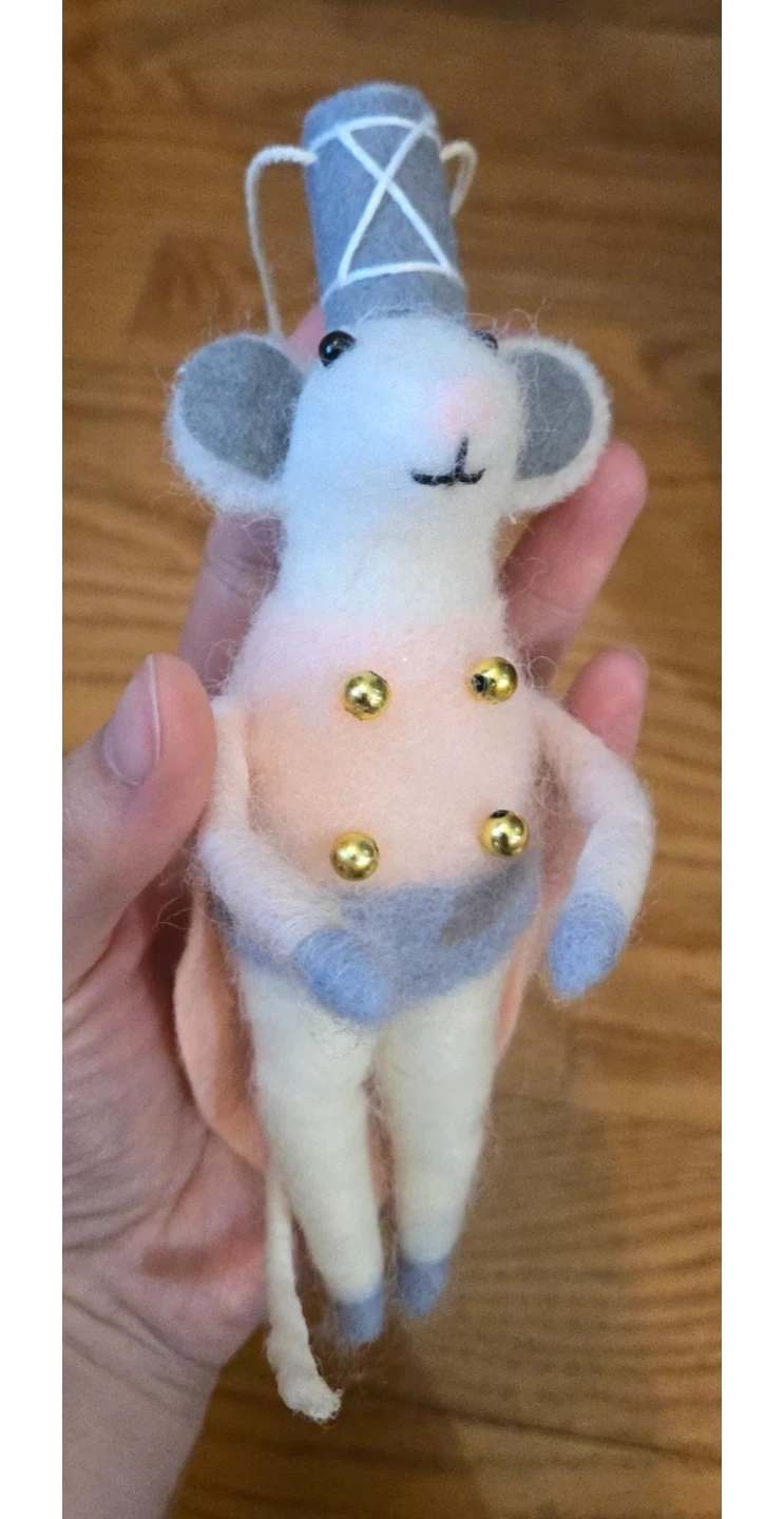 Nutcracker mouse Christmas ornament - photo 2