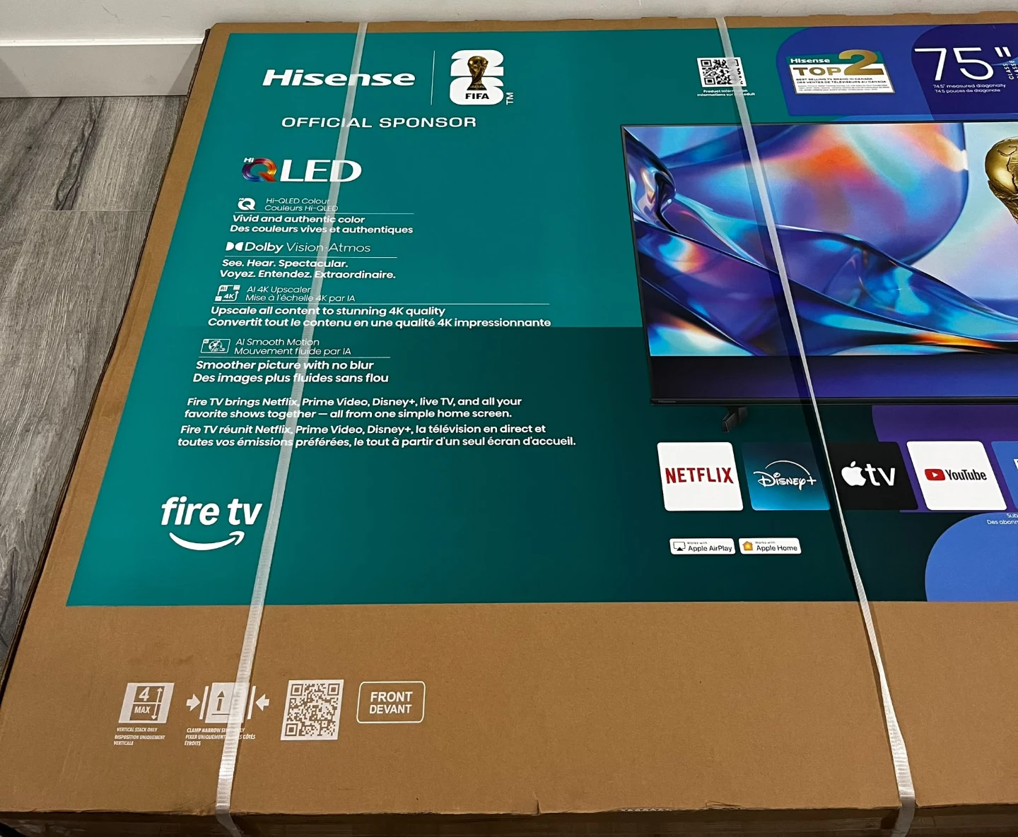 Hisense 75-inch QD6 Series QLED 4K Smart Fire TV - photo 2
