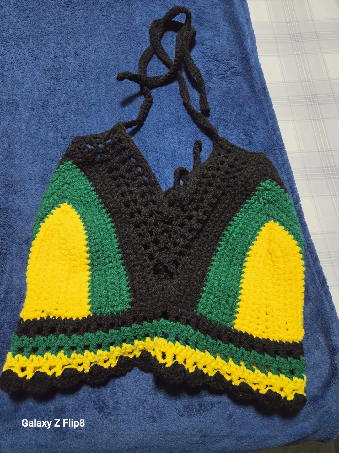 Crochet halter top