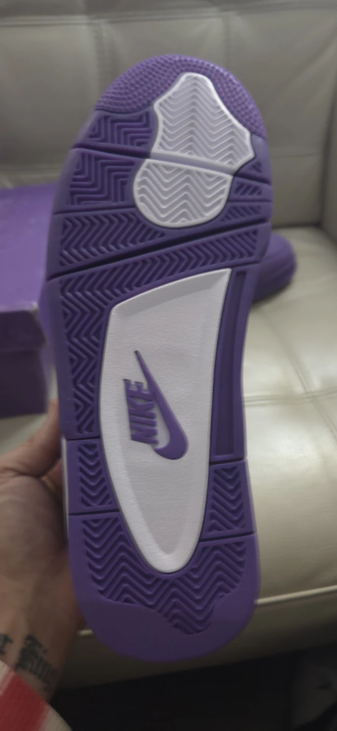 Jordan style Purple Nike Air Sneakers - photo 2