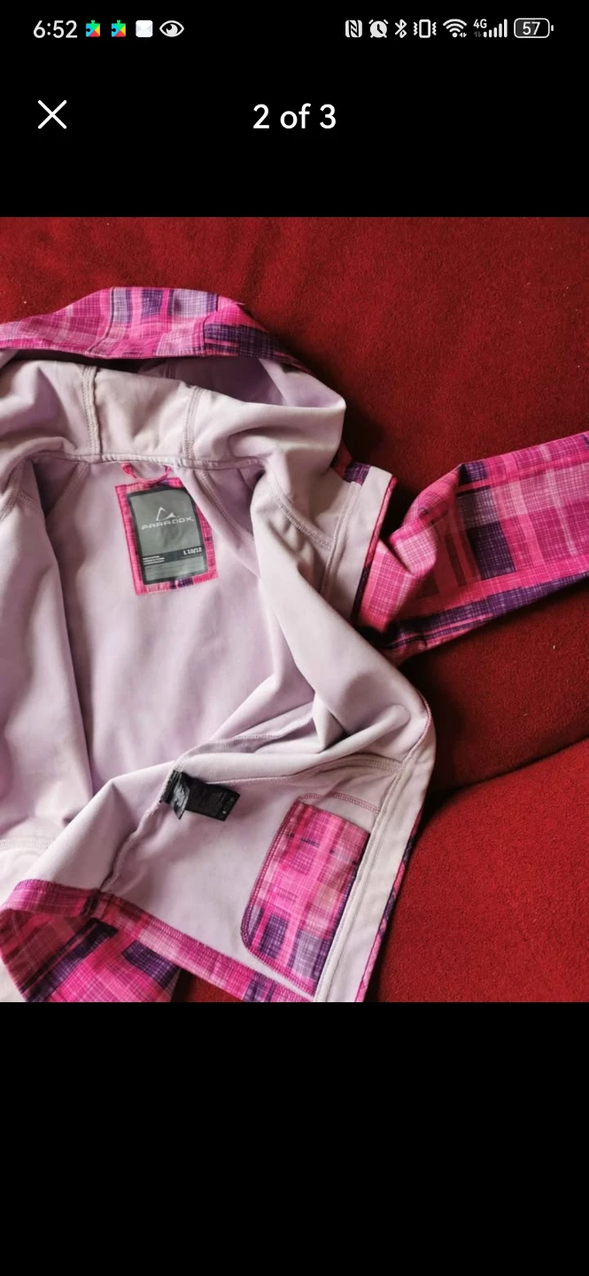 Paradox Plaid Hoodie Size 10/12 - photo 2