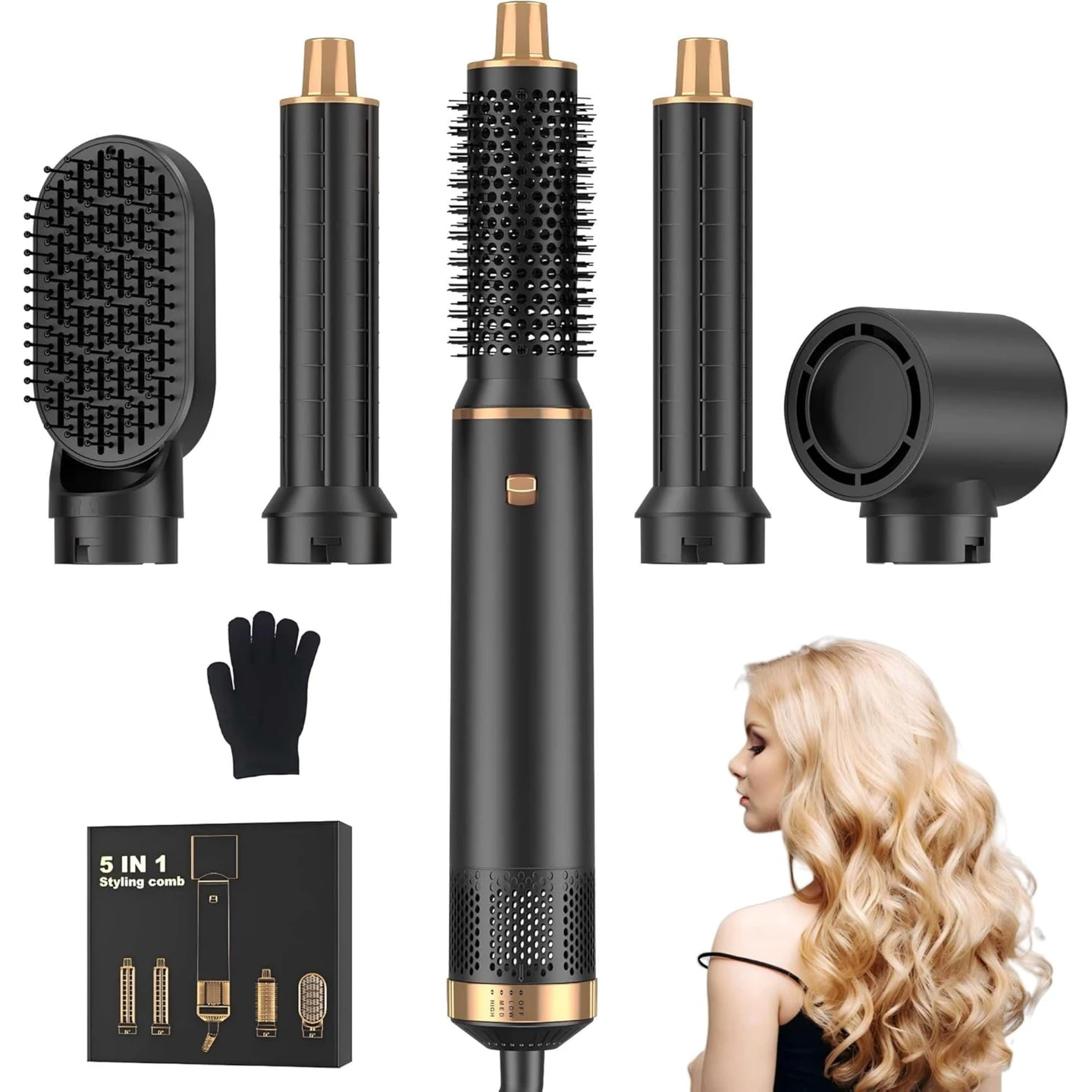 5-in-1 Hair Styling Tool Set