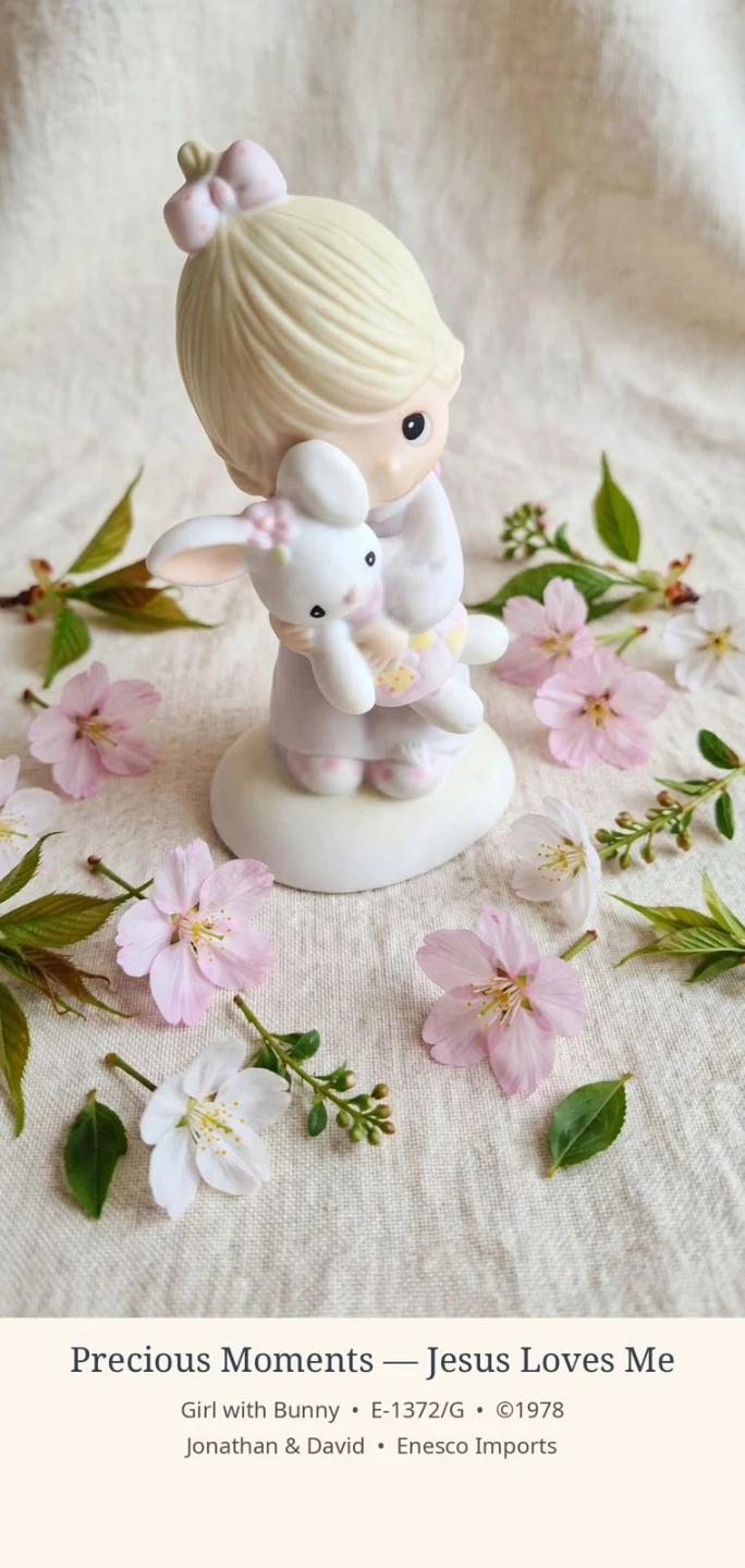 Precious Moments Jesus Loves Me Figurine