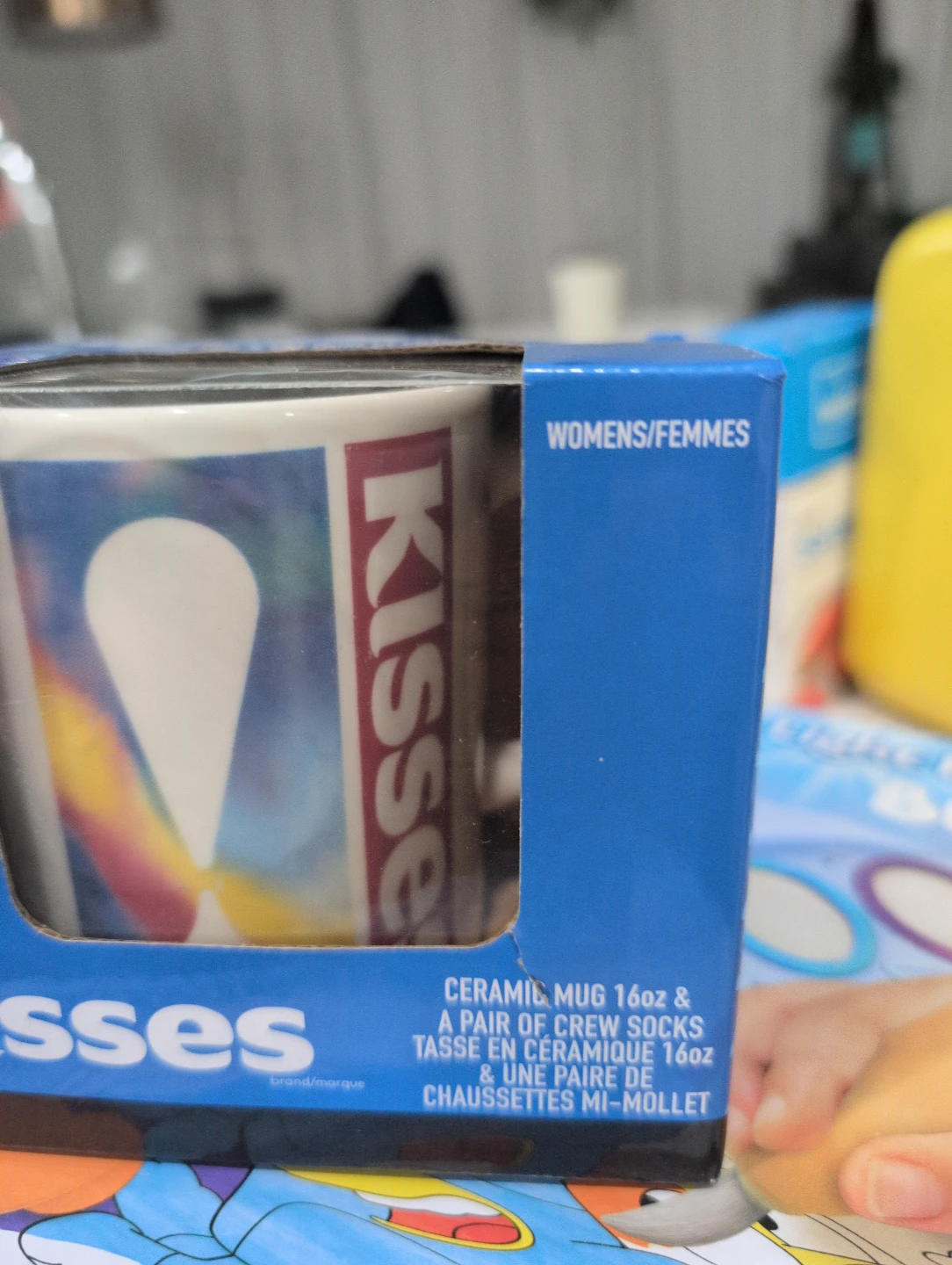 Hershey's Kisses Ceramic Mug and Crew Socks Set