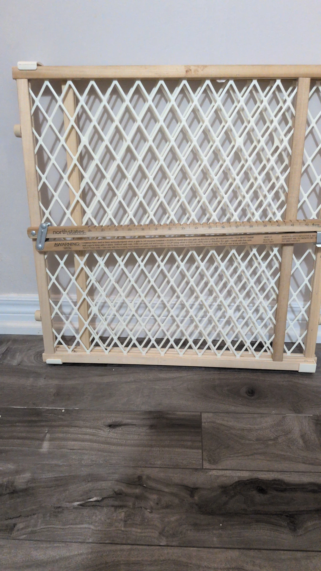 North States Wood and Plastic Baby Gate