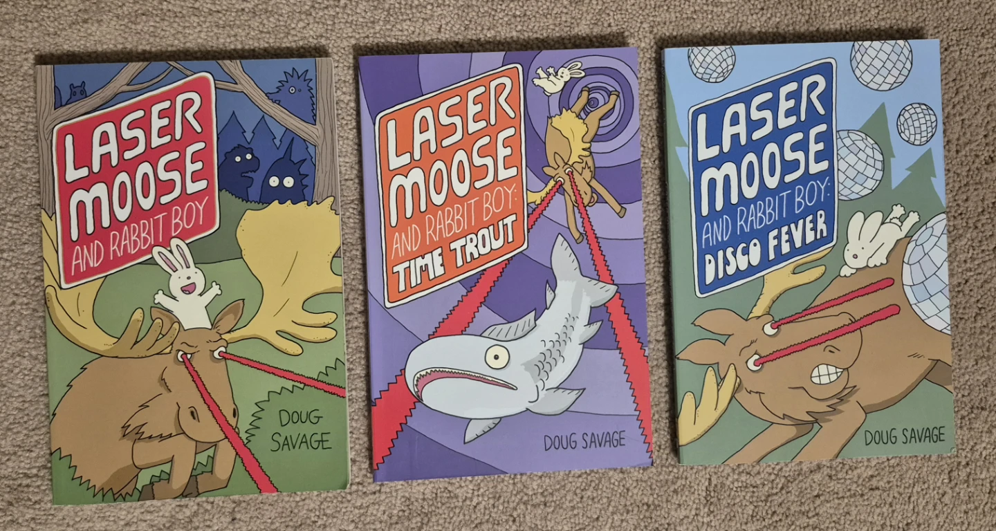 Laser Moose and Rabbit Boy  Books