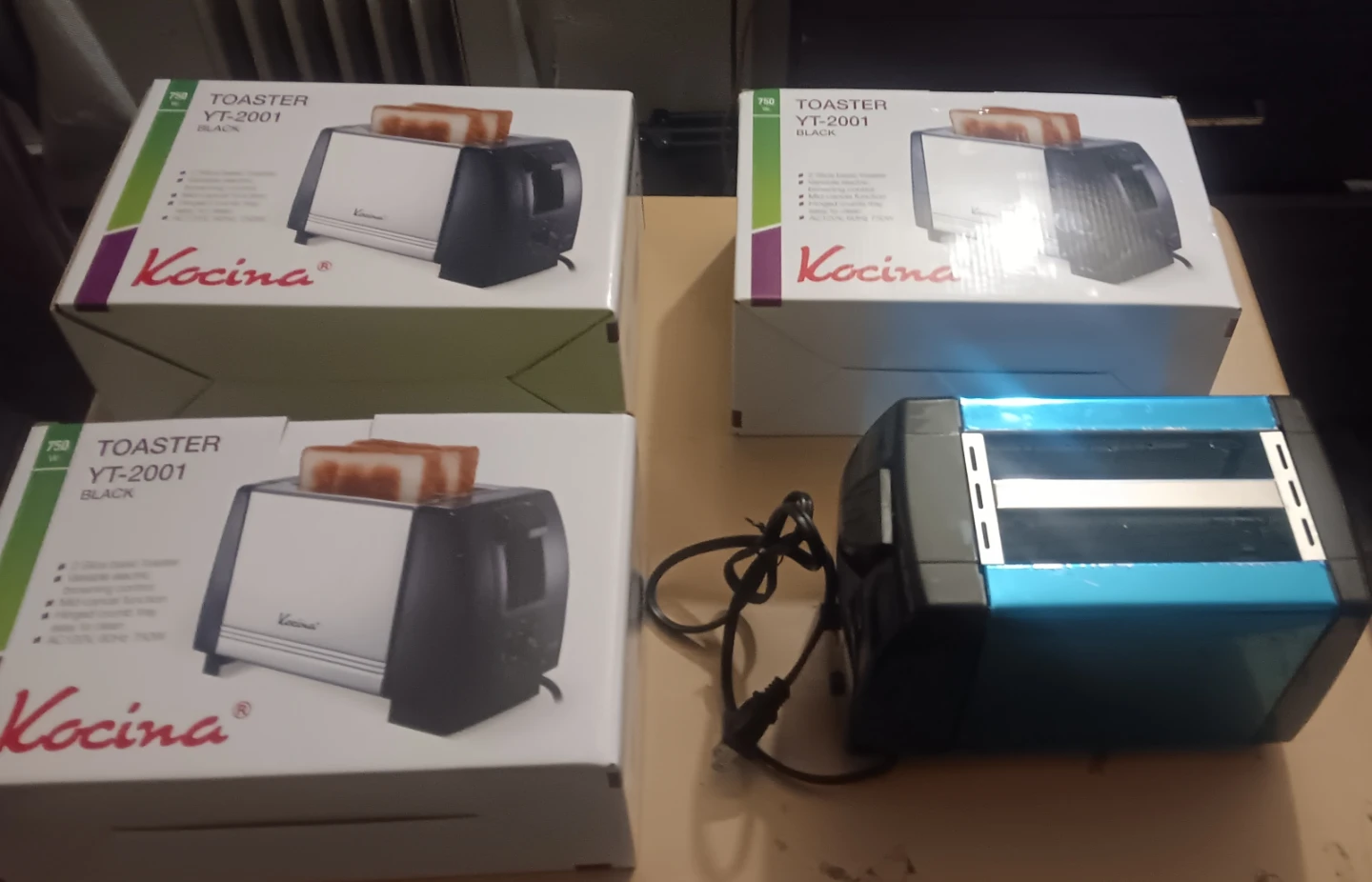 Kocina YT-2001 2-Slice Toaster (EACH) - photo 3
