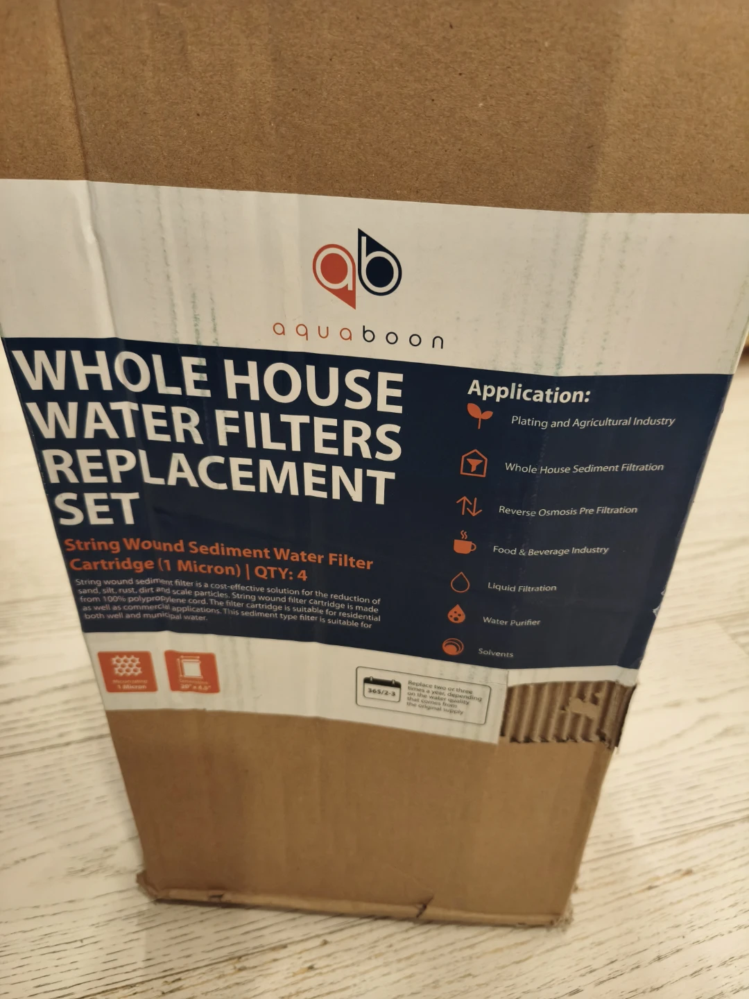 Aquaboon Whole House Water Filter Set 20 x 4.5 - photo 2