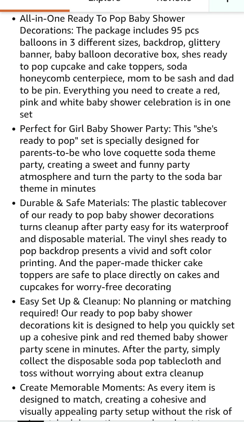 She's ready to pop baby shower package - photo 4