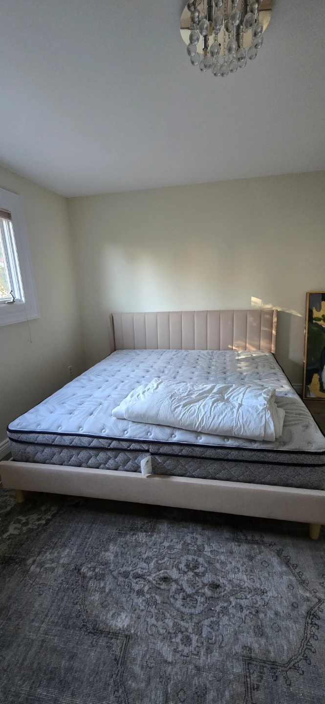 King size bed and mattress - photo 2
