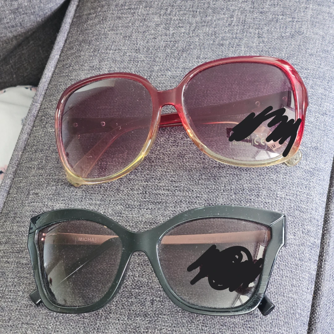 Two pairs of sunglasses