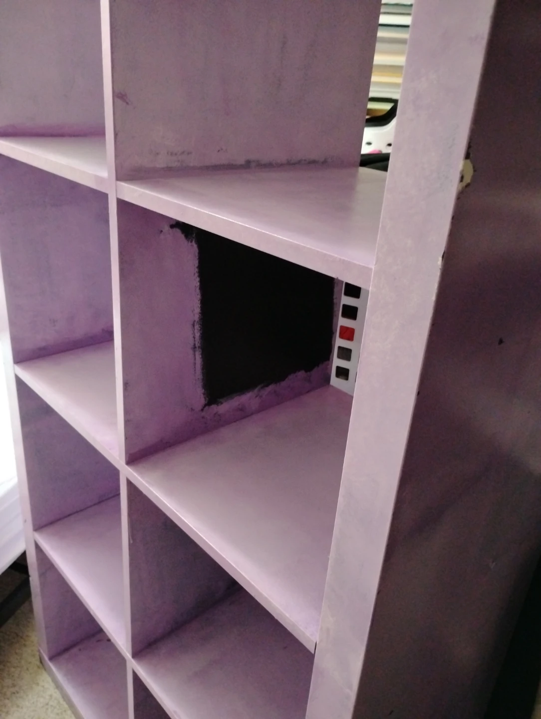 8-Cube Storage Shelf in Light Purple - photo 5