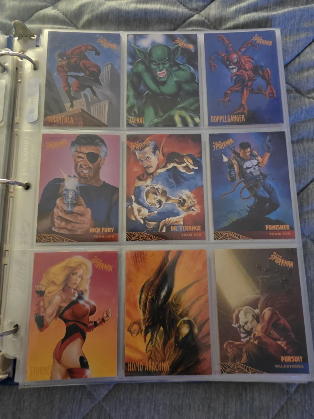 Fleer Spider-Man Trading Cards