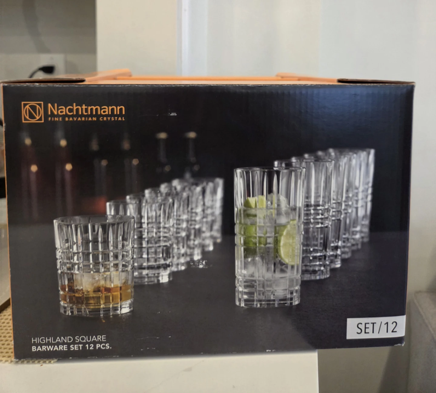Natchmann Fine Bavarian Crystal Glass Set
