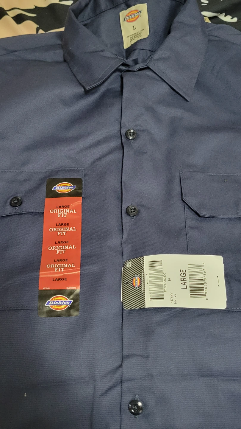 Two New Dickies Original Fit Shirts, Large - photo 3