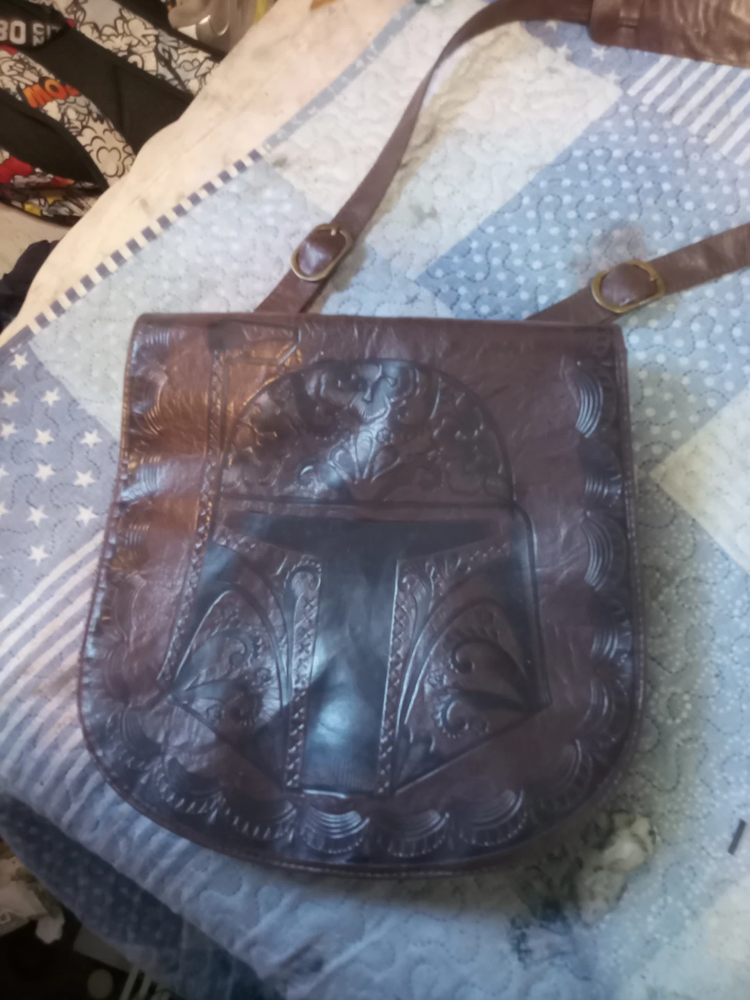 Star Wars Loungefly Mandalorian Satchel Bag - photo 4
