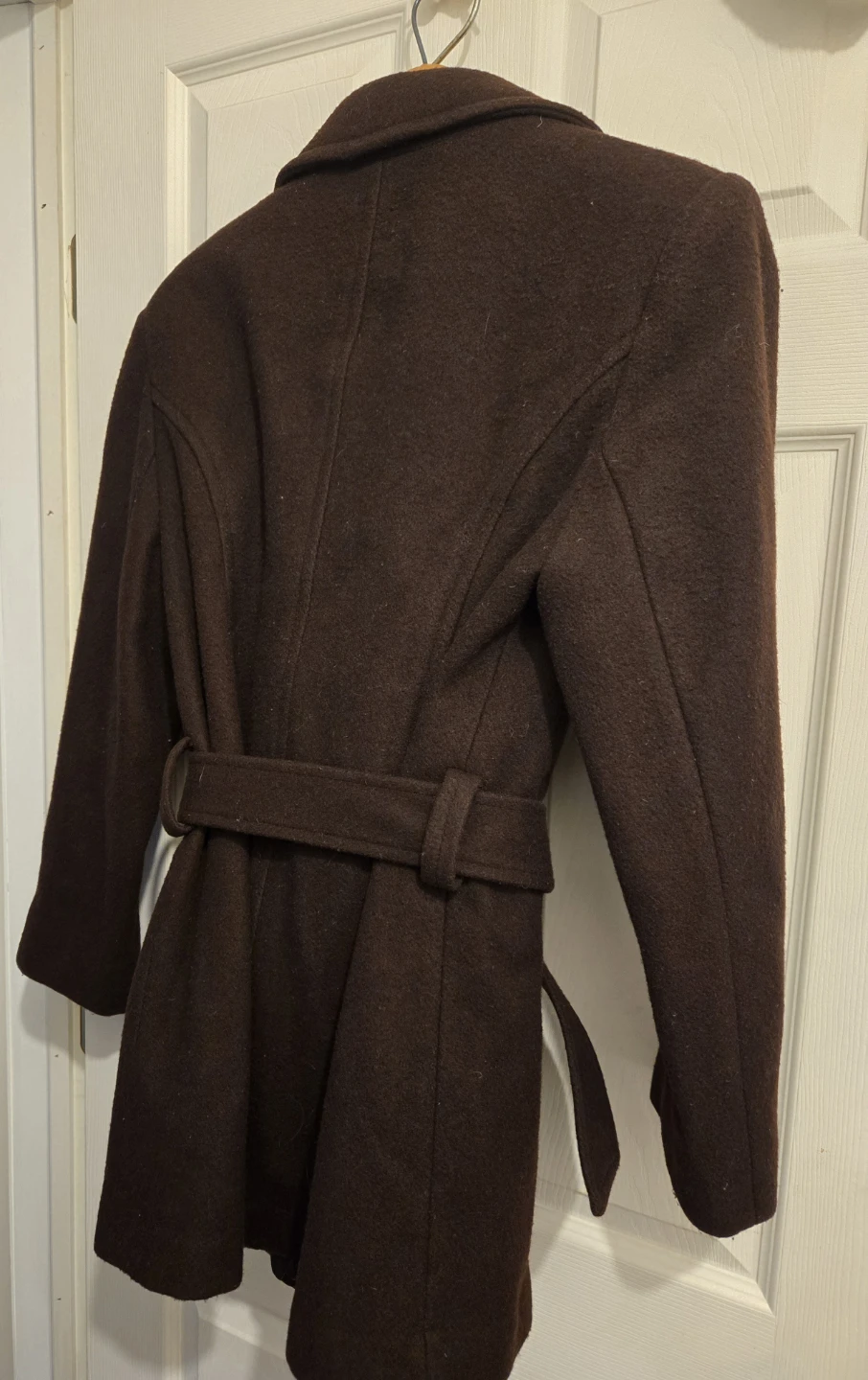 Jason Kole Chocolate Brown Wool-Blend Coat - photo 2