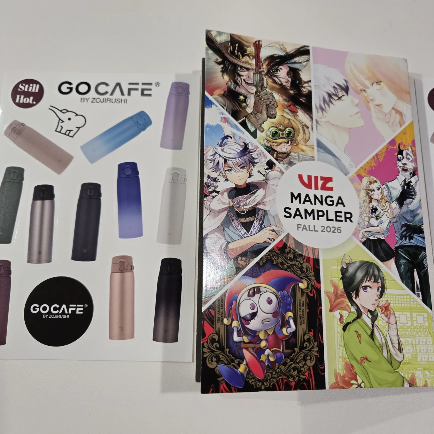 VIZ Manga Sampler Fall 2026 and Zojirushi Stickers - photo 2