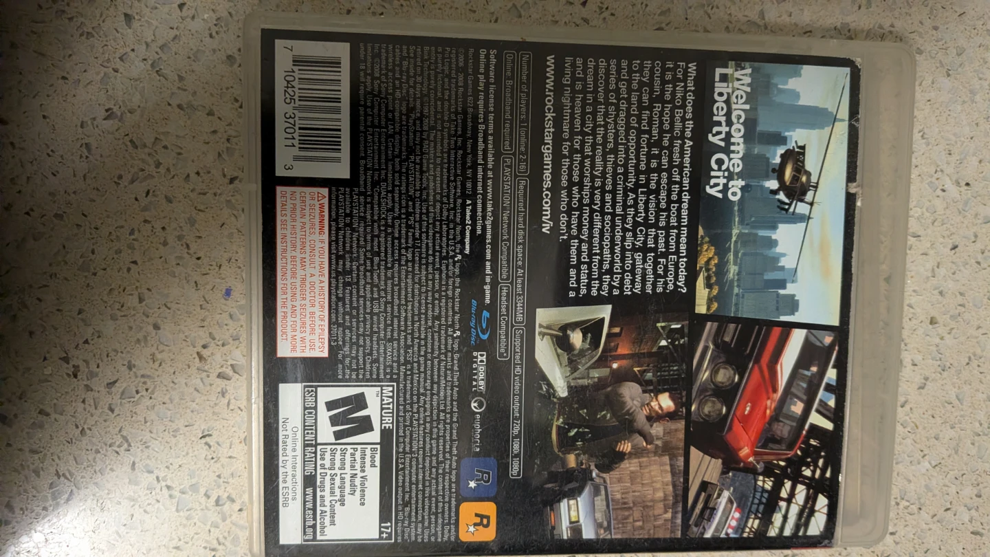 Grand Theft Auto IV for PlayStation 3 - photo 2