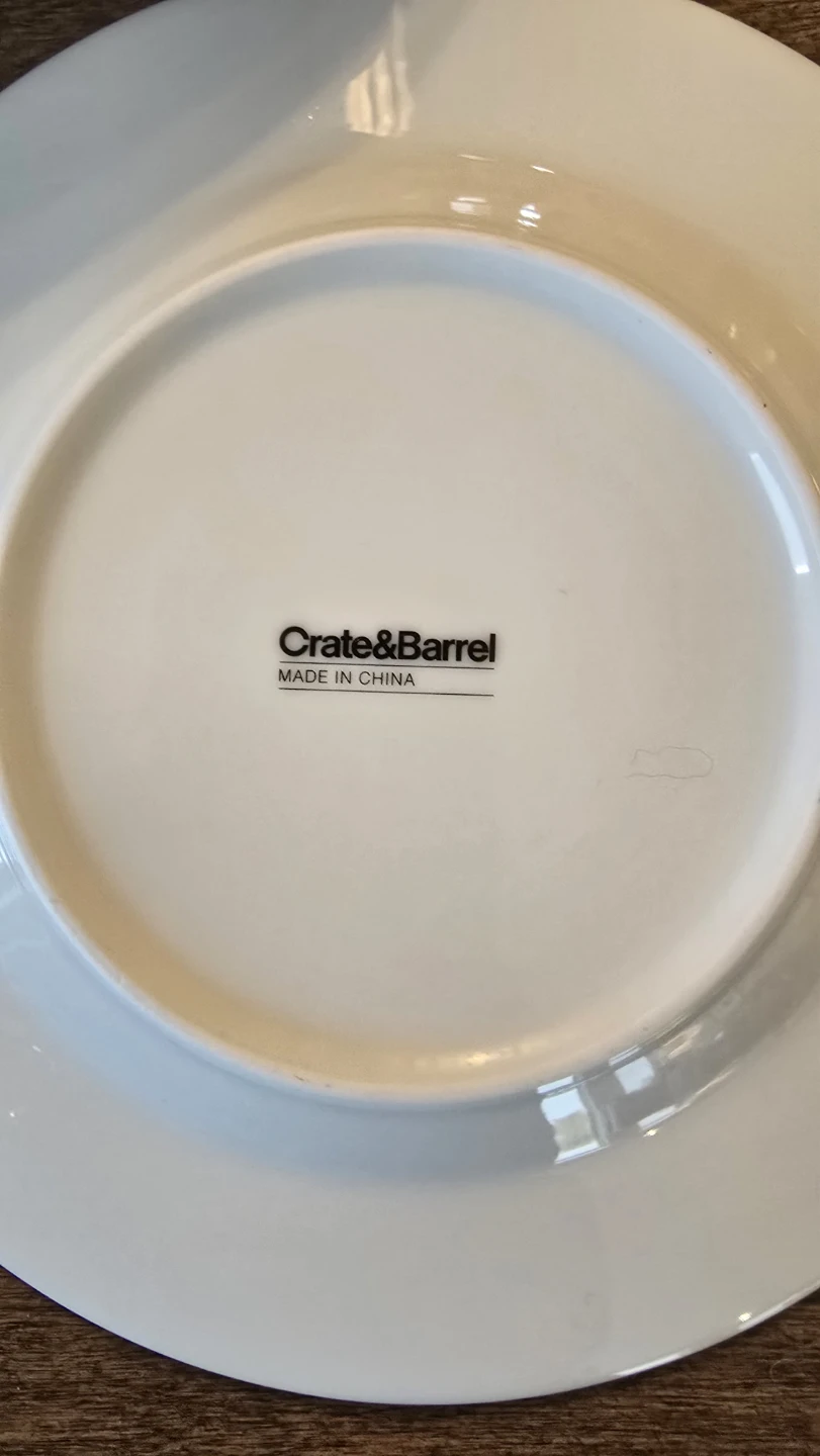Crate & Barrel Joy Christmas Plates Set - photo 2