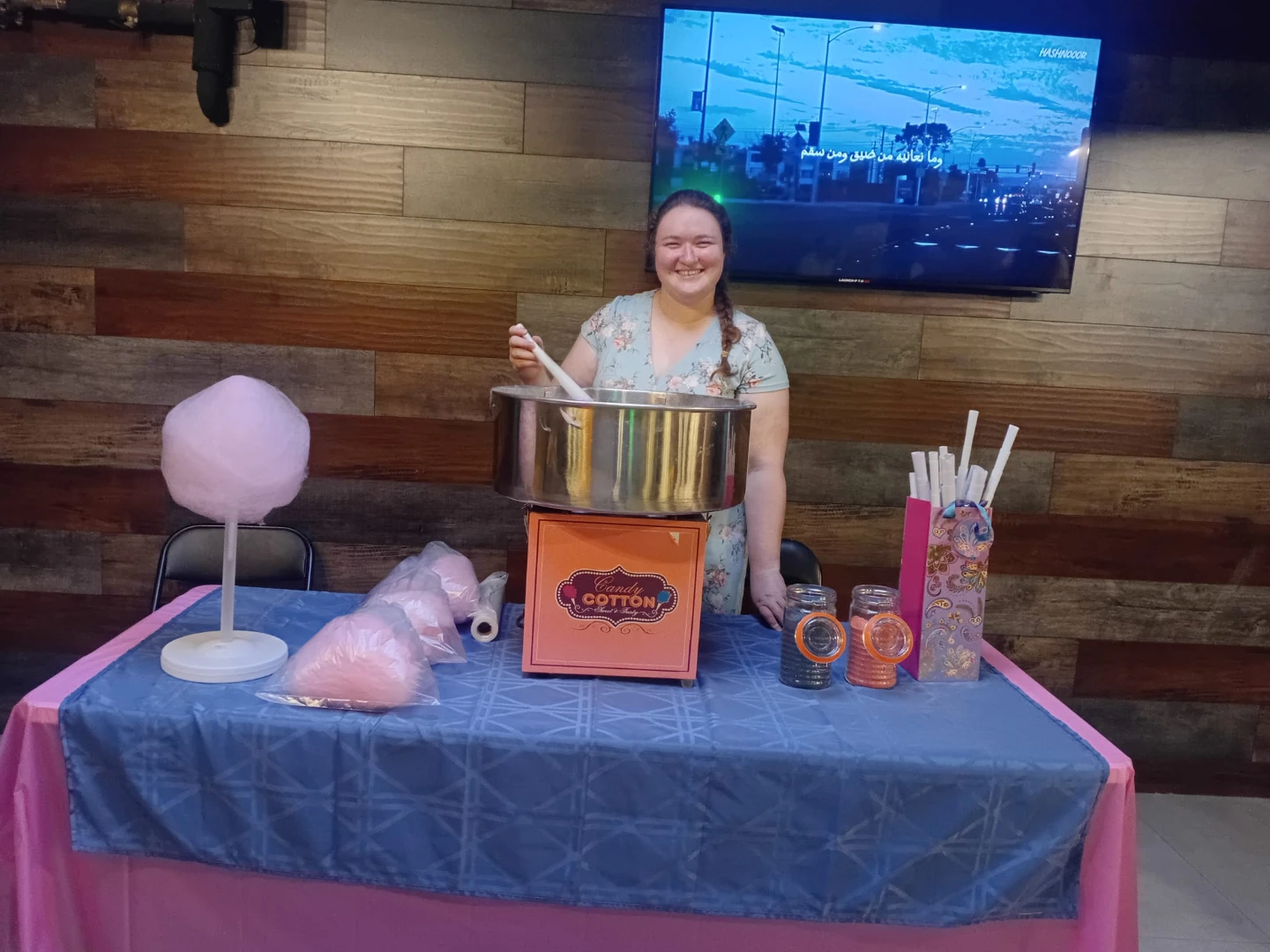 Cotton Candy Made Fresh On Site