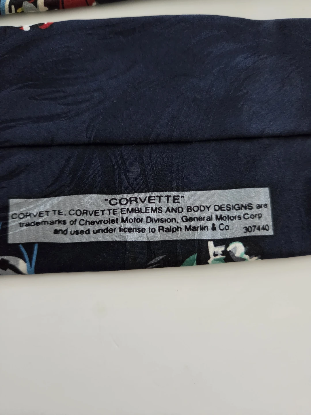 RM Style Chevrolet Corvette Theme Necktie - photo 5