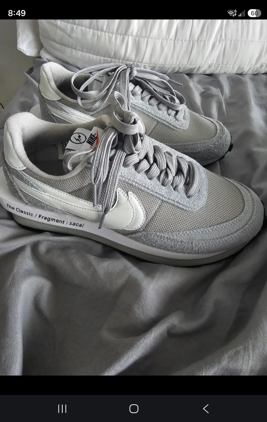 Nike x Fragment x Sacai LDWaffle Grey