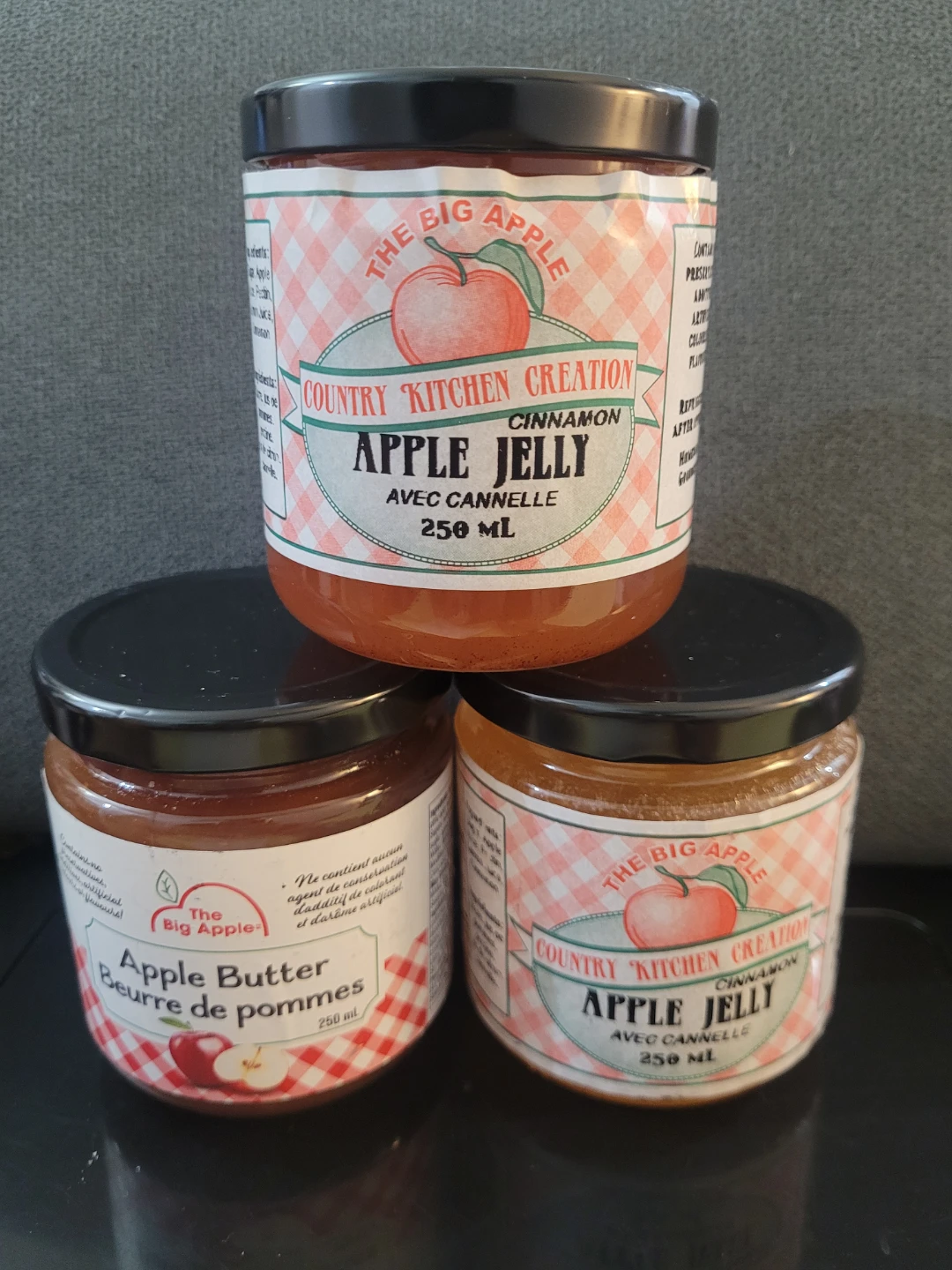 The Big Apple Jelly and Butter $5 per jar