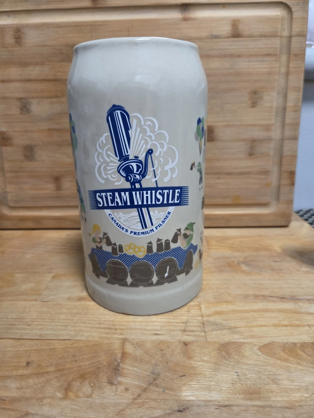 Steam Whistle Ceramic Beer Stein