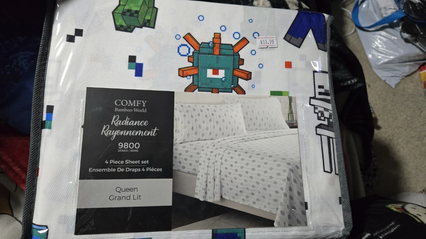 Minecraft Queen Sheet Set