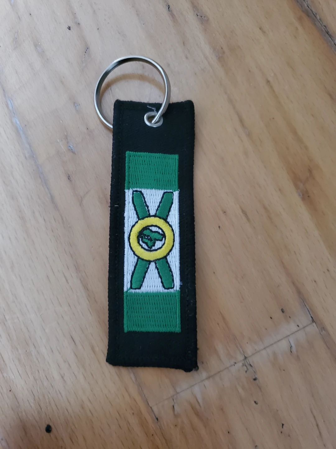 Cape Breton embroidered keychain
