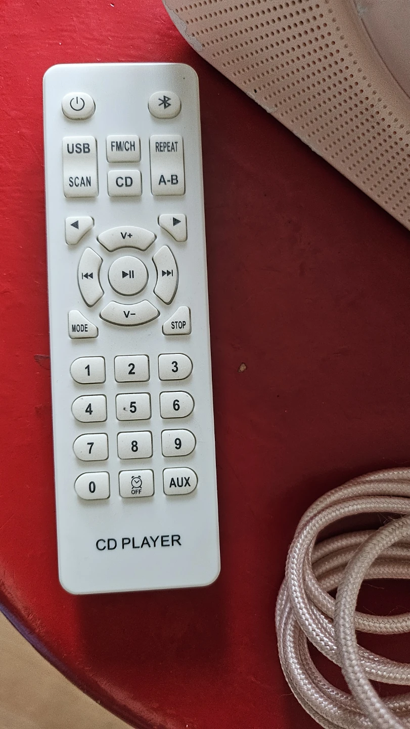 Portable Wall-Mountable CD Player with Remote - photo 2