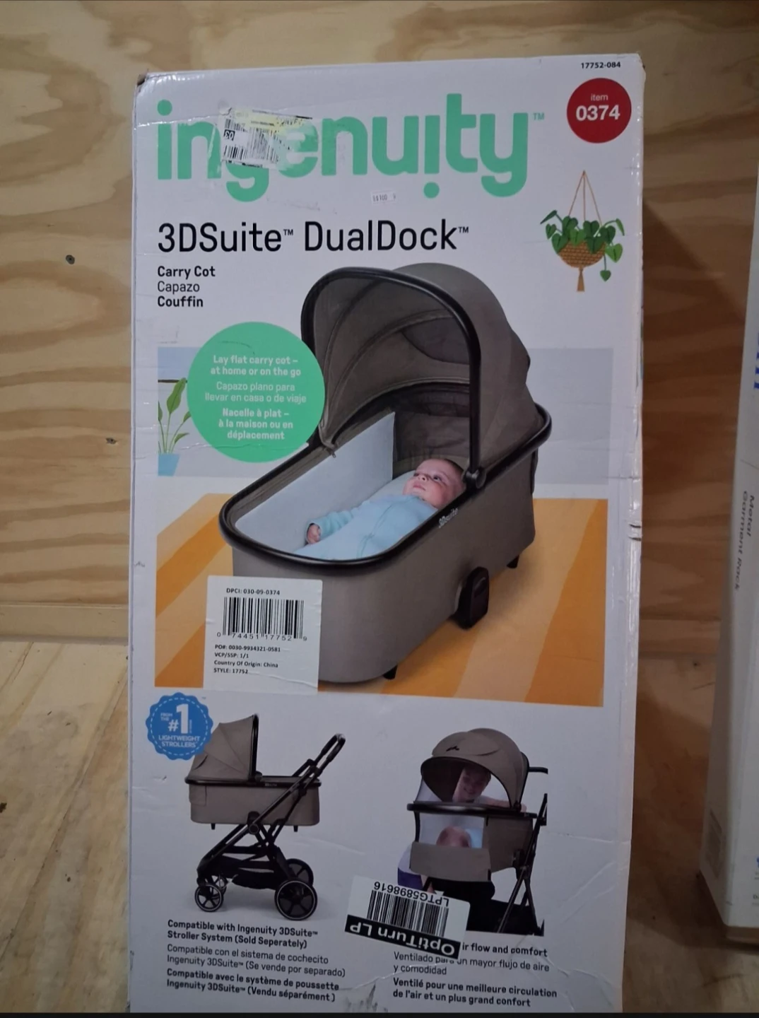 Ingenuity 3DSuite DualDock Carry Cot - photo 4