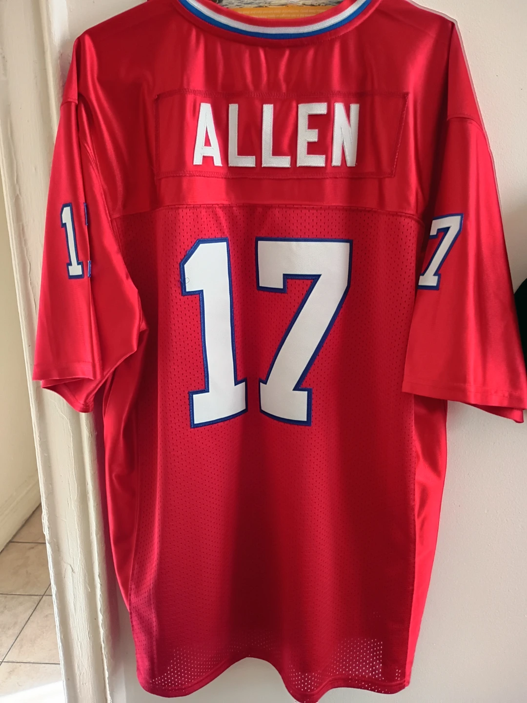Josh Allen Buffalo Bills Jersey Red mens size L