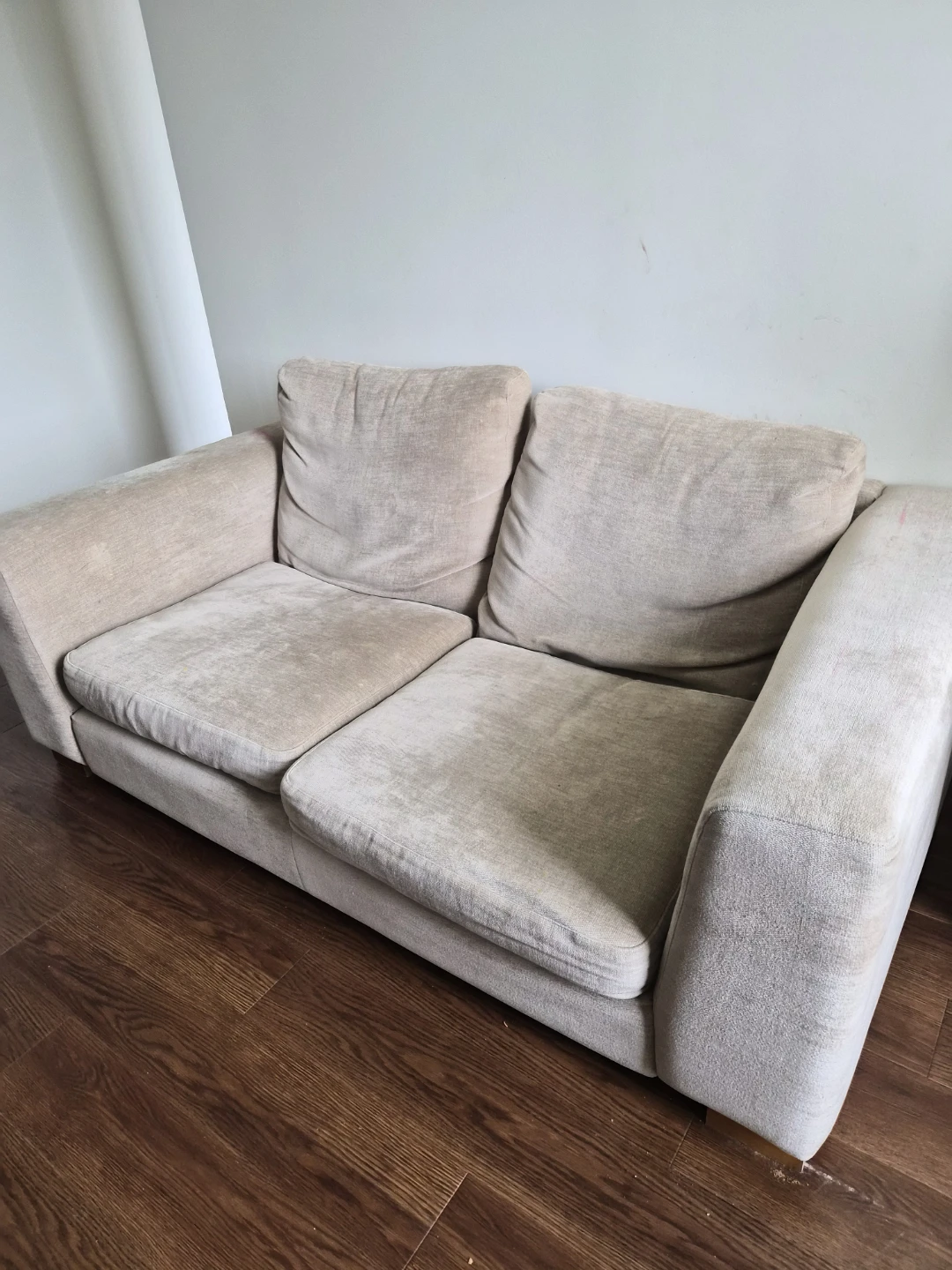 Beige Two-Seater Sofa - photo 2