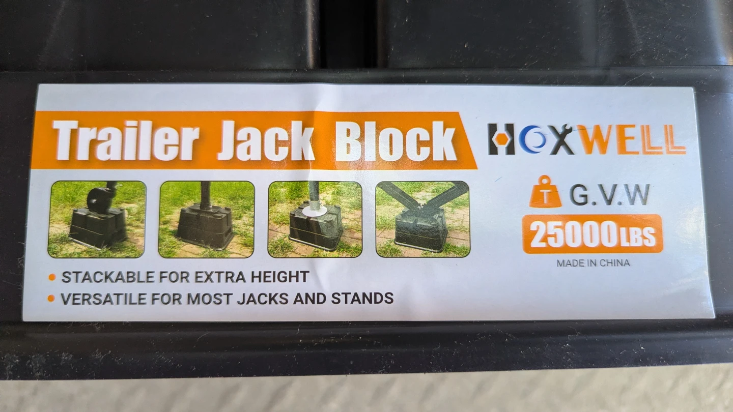 NEW Hoxwell Trailer, 5th wheel, motorhome Jack Block - photo 2
