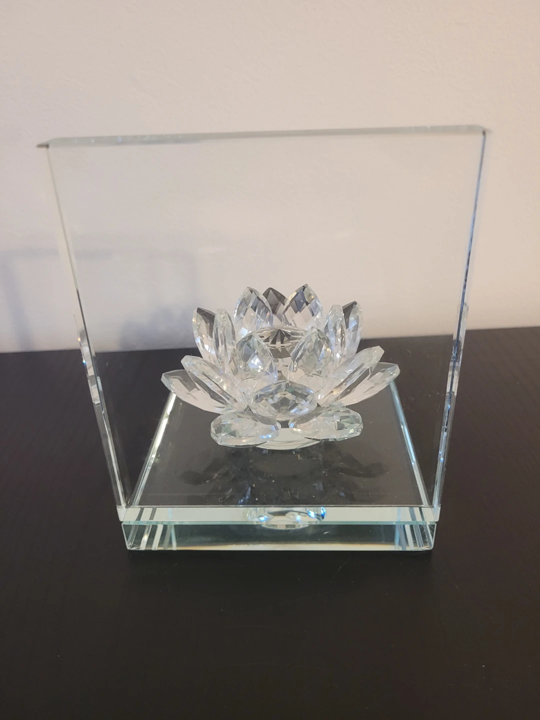 Crystal Lotus Flower Candle Holder - photo 3