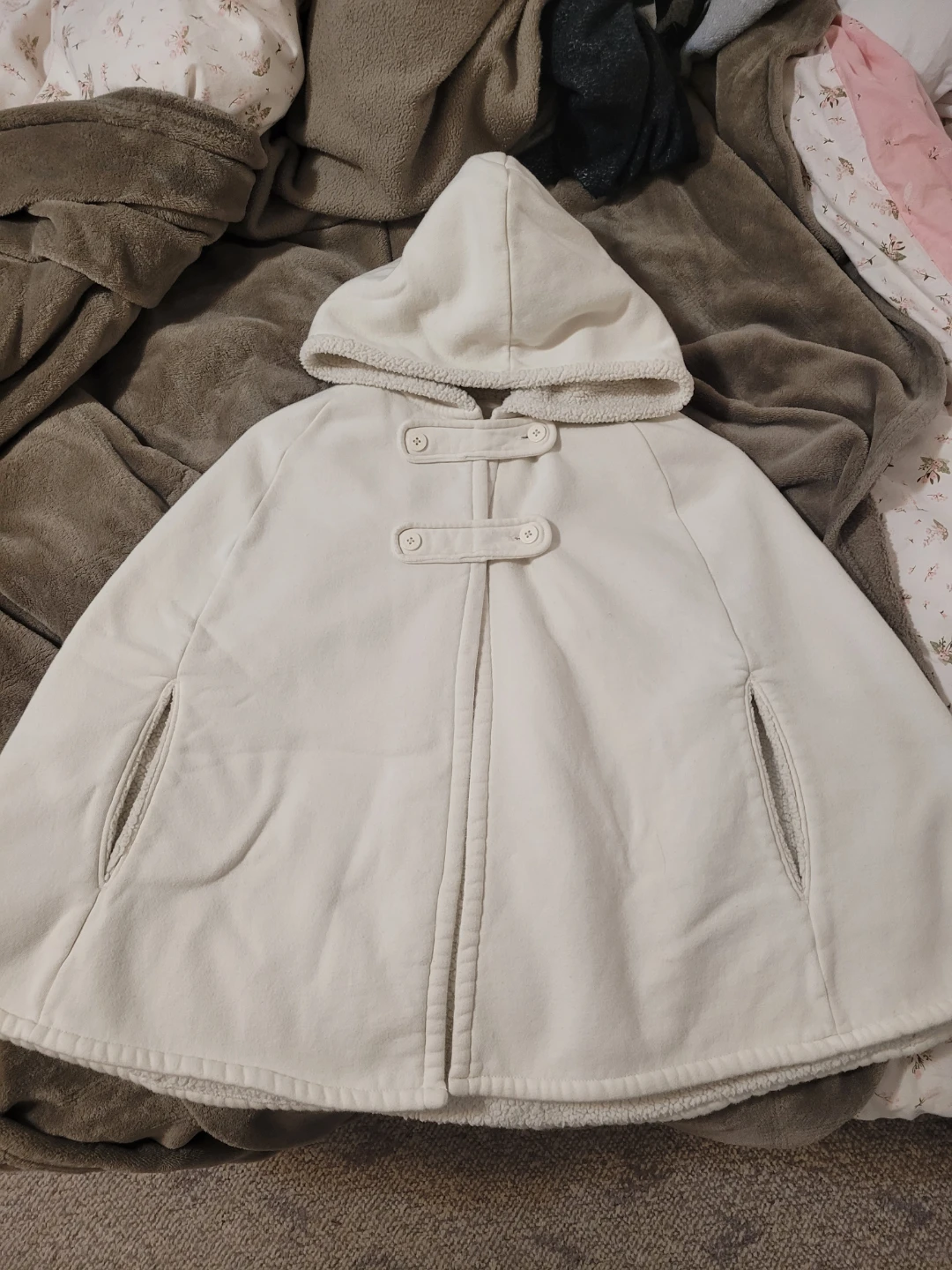 Lands' End cape hoodie