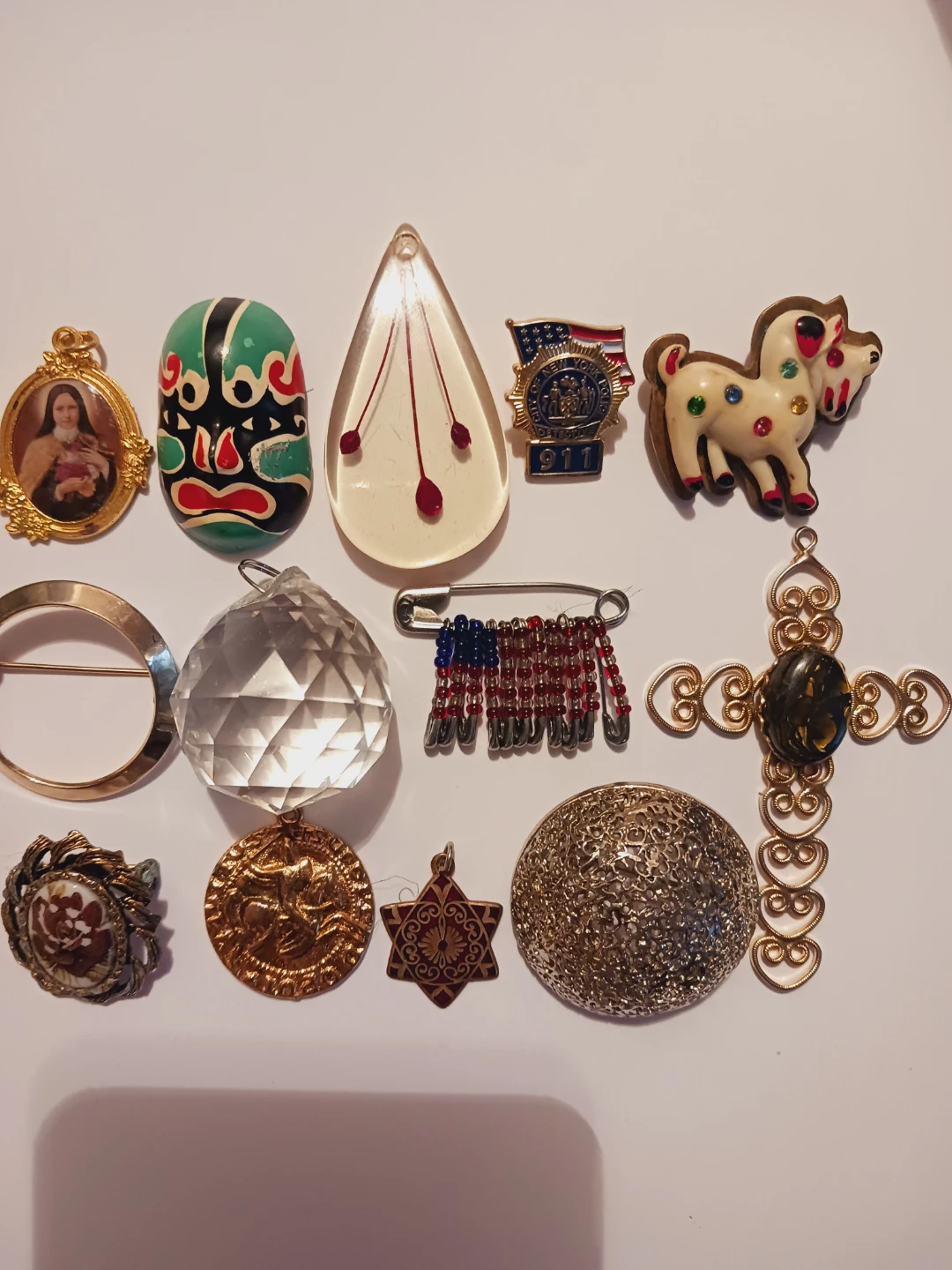$10 EACH !! Assorted Vintage Pins and Pendants