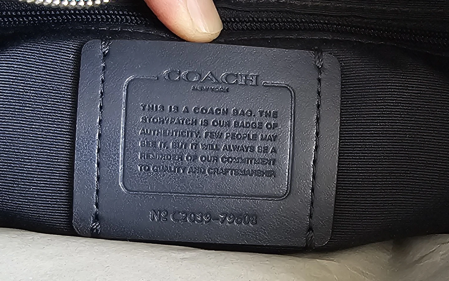 Coach Teal Leather Gallery Tote Bag Style 79608 - photo 3